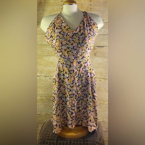 Stitch & Pine XL Spaghetti Strap Floral Summer Dress Backless NWT